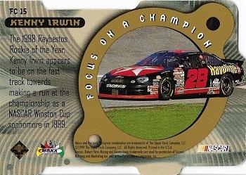 1999 Maxx - Focus on a Champion Gold #FC 15 Kenny Irwin Back