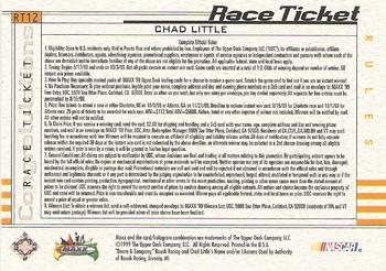 1999 Maxx - Race Ticket #RT12 Chad Little's Car Back