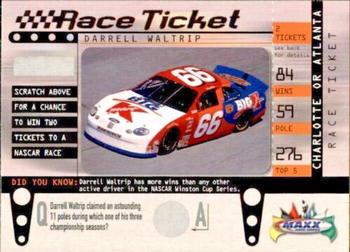 1999 Maxx - Race Ticket #RT26 Darrell Waltrip's Car Front