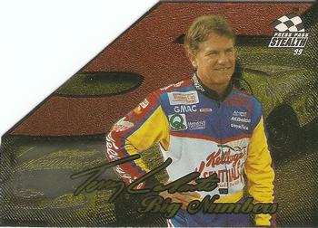 1999 Press Pass Stealth - Big Numbers Die Cuts #BN 12 Terry Labonte Front