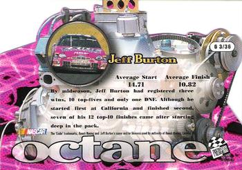 1999 Press Pass Stealth - Octane SLX Die Cuts #O 3 Jeff Burton Back