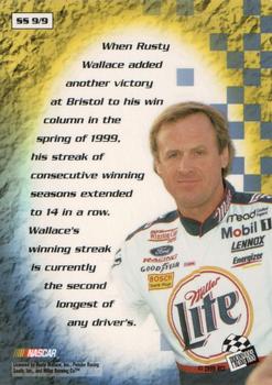 1999 Press Pass Stealth - SST Drivers #SS 9 Rusty Wallace Back