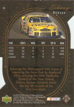 1999 SP Authentic - Overdrive #10 Johnny Benson Back
