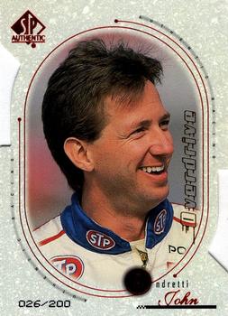 1999 SP Authentic - Overdrive #25 John Andretti Front