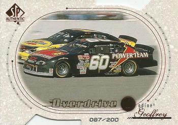1999 SP Authentic - Overdrive #33 Geoffrey Bodine Front