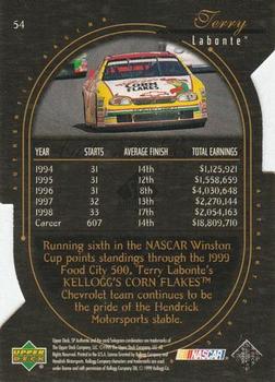 1999 SP Authentic - Overdrive #54 Terry Labonte's Car Back