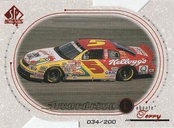 1999 SP Authentic - Overdrive #54 Terry Labonte's Car Front