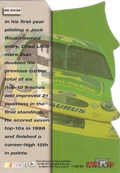 1999 Wheels - Runnin' N Gunnin' Foils #RG 24 Chad Little Back