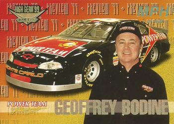 1999 Wheels High Gear - MPH #56 Geoffrey Bodine Front