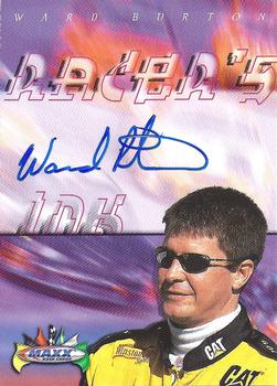 2000 Maxx - Racer's Ink #WB Ward Burton Front
