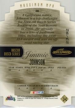 2000 Maxximum - MPH #38 Jimmie Johnson Back