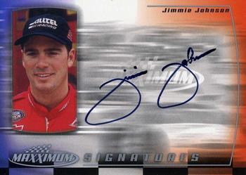 2000 Maxximum - Signatures #JO Jimmie Johnson Front