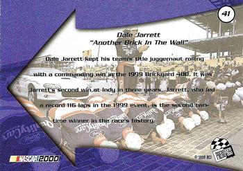 2000 Press Pass - Millennium #41 Dale Jarrett Back