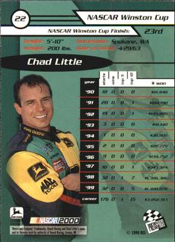 2000 Press Pass - Millennium #22 Chad Little Back