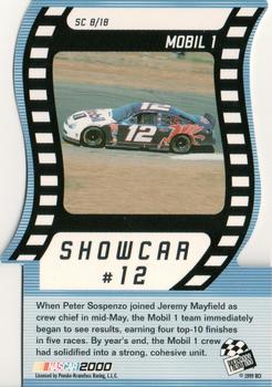 2000 Press Pass - Showcar Die Cuts #SC 8 Jeremy Mayfield's Car Back