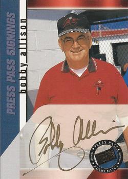 2000 Press Pass - Signings Gold #NNO Bobby Allison Front