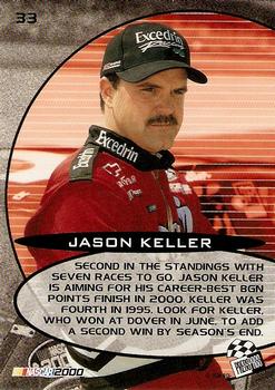 2000 Press Pass Optima - Platinum #33 Jason Keller Back