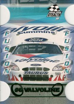 2000 Press Pass Stealth - Fusion Emerald Proof #FS 11 #6 Valvoline Front