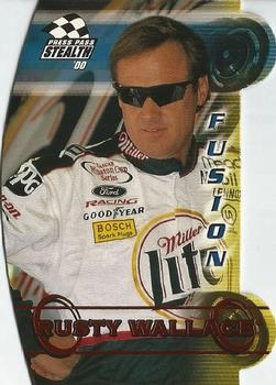2000 Press Pass Stealth - Fusion Red Hot #FS 7 Rusty Wallace Front