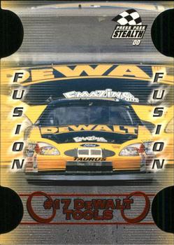 2000 Press Pass Stealth - Fusion Red Hot #FS 20 #17 DeWalt Tools Front