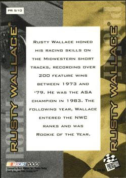 2000 Press Pass Stealth - Profile #PR 5 Rusty Wallace Back