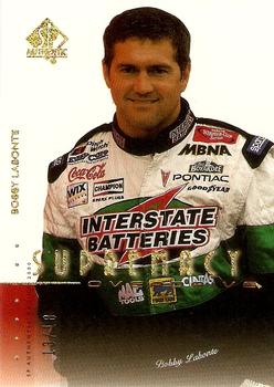 2000 SP Authentic - Overdrive Gold #76 Bobby Labonte Front