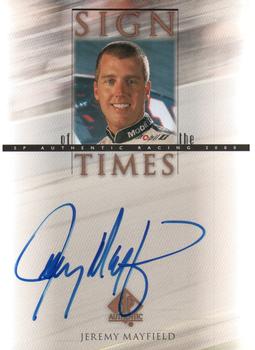 2000 SP Authentic - Sign of the Times #JM Jeremy Mayfield Front