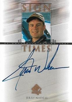 2000 SP Authentic - Sign of the Times #JN Jerry Nadeau Front