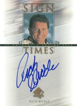 2000 SP Authentic - Sign of the Times #RB Rich Bickle Front