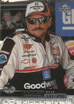 2000 Upper Deck Victory Circle - UD Exclusives Level 1 Silver #9 Dale Earnhardt Front