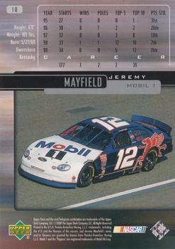 2000 Upper Deck Victory Circle - UD Exclusives Level 1 Silver #10 Jeremy Mayfield Back