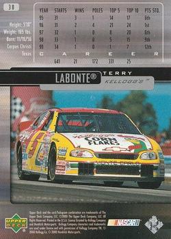 2000 Upper Deck Victory Circle - UD Exclusives Level 1 Silver #38 Terry Labonte Back