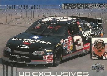 2000 Upper Deck Victory Circle - UD Exclusives Level 1 Silver #70 Dale Earnhardt Front