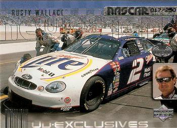 2000 Upper Deck Victory Circle - UD Exclusives Level 1 Silver #71 Rusty Wallace Front