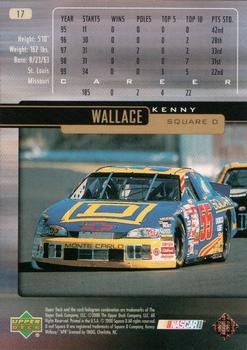 2000 Upper Deck Victory Circle - UD Exclusives Level 2 Gold #17 Kenny Wallace Back
