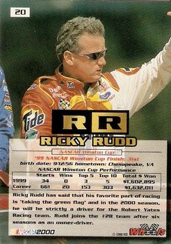 2000 Wheels High Gear - First Gear #20 Ricky Rudd Back