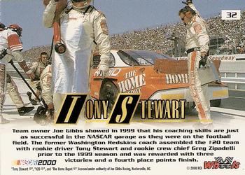 2000 Wheels High Gear - First Gear #32 Tony Stewart Back
