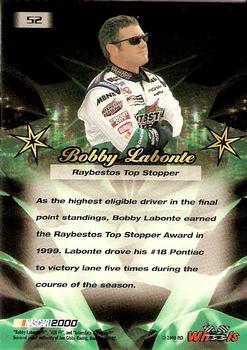 2000 Wheels High Gear - First Gear #52 Bobby Labonte Back