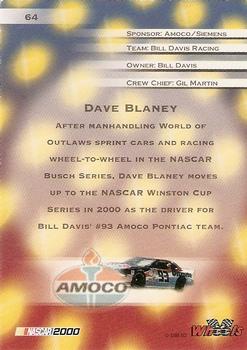 2000 Wheels High Gear - First Gear #64 Dave Blaney Back