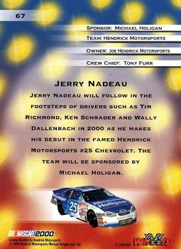 2000 Wheels High Gear - First Gear #67 Jerry Nadeau Back
