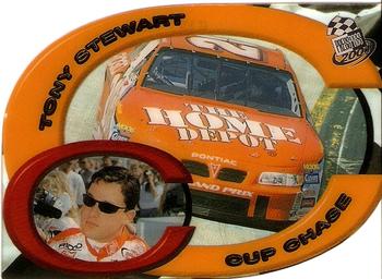 2001 Press Pass - Cup Chase Die Cut Prizes #CC 9 Tony Stewart Front