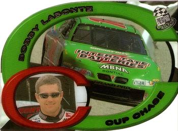 2001 Press Pass - Cup Chase Die Cut Prizes #CC 16 Bobby Labonte Front