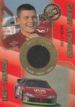 2001 Press Pass VIP - Hot Treads Rookie Rubber #RR 1 Casey Atwood Front