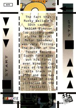 2001 Press Pass - Millennium #65 Rusty Wallace Back