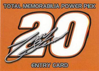 2001 Press Pass - Total Memorabilia #TM 5 Tony Stewart Front