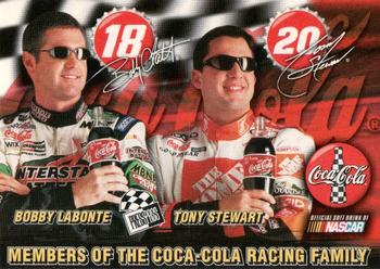 2001 Press Pass Coca-Cola Racing Family #2 Bobby Labonte / Tony Stewart Front