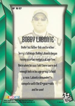 2001 Press Pass Optima - G Force #GF 10 Bobby Labonte Back