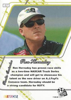 2001 Press Pass Premium #47 Ron Hornaday Back