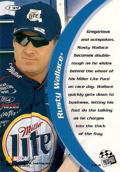 2001 Press Pass Stealth - Fusion #F 9 Rusty Wallace Back