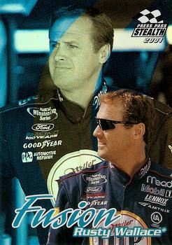 2001 Press Pass Stealth - Fusion #F 9 Rusty Wallace Front